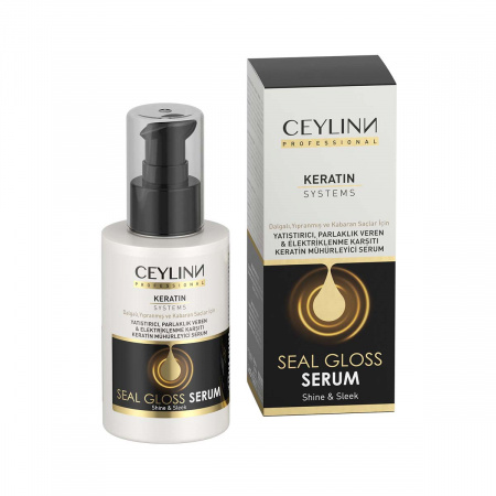 Сыворотка для волос с кератином CEYLINN PROFESSIONA CEYLINN KERATIN SEAL GLOSS SERUM, 100 мл